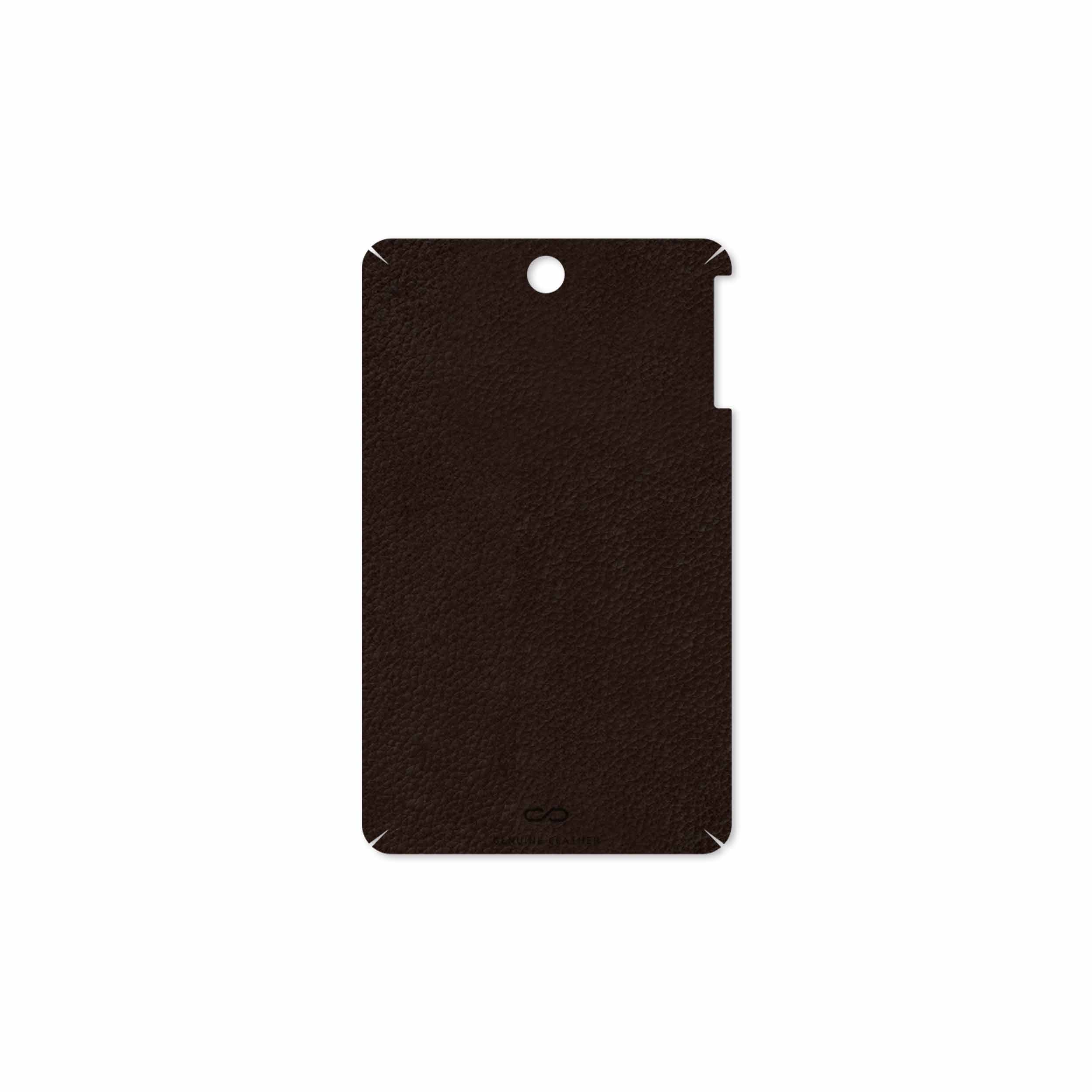برچسب پوششی ماهوت مدل Dark-Brown-Leather مناسب برای تبلت لنوو A7-50 A3500 2014