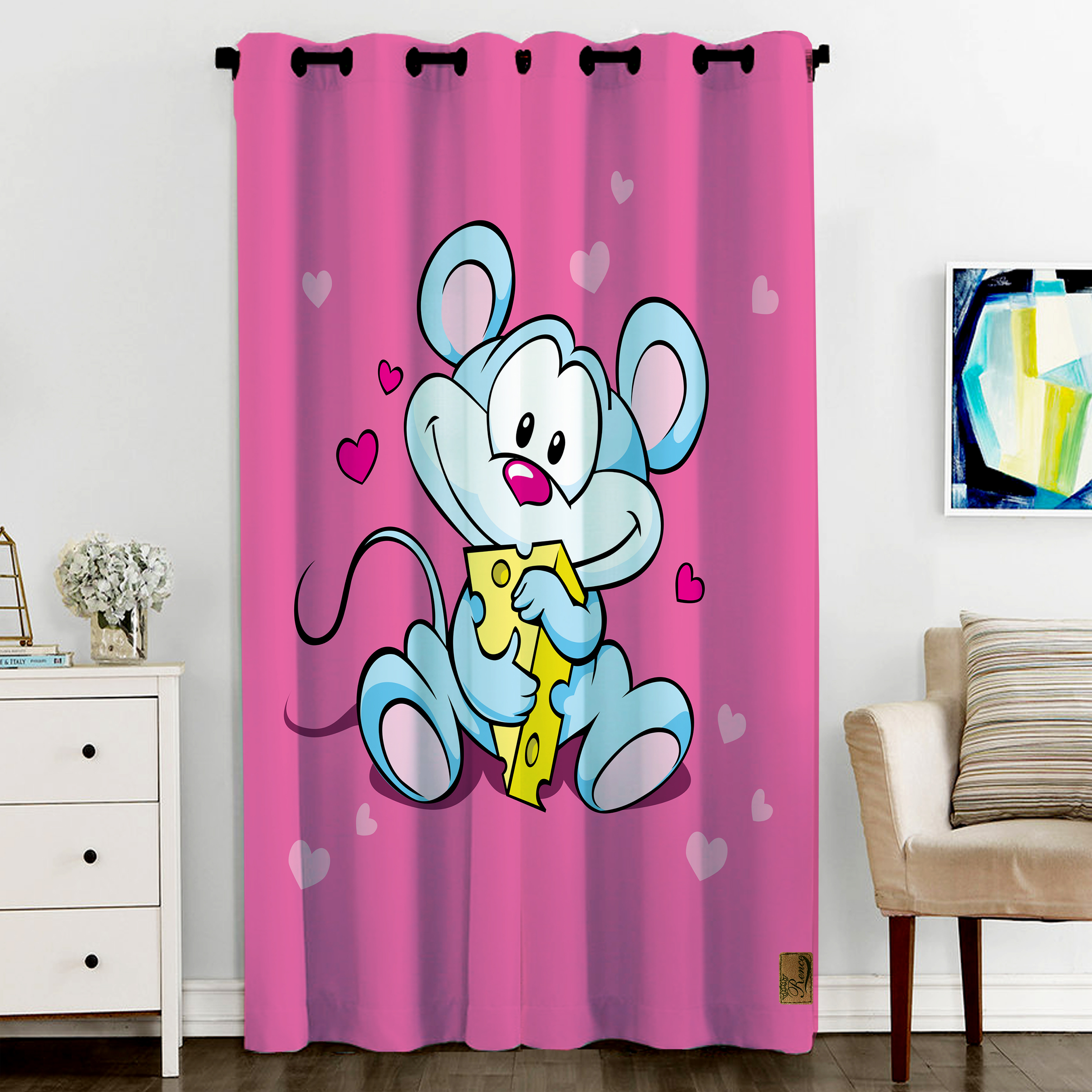 پرده رنس مدل CC6-50065 سایز 270x140 سانتی‌متر