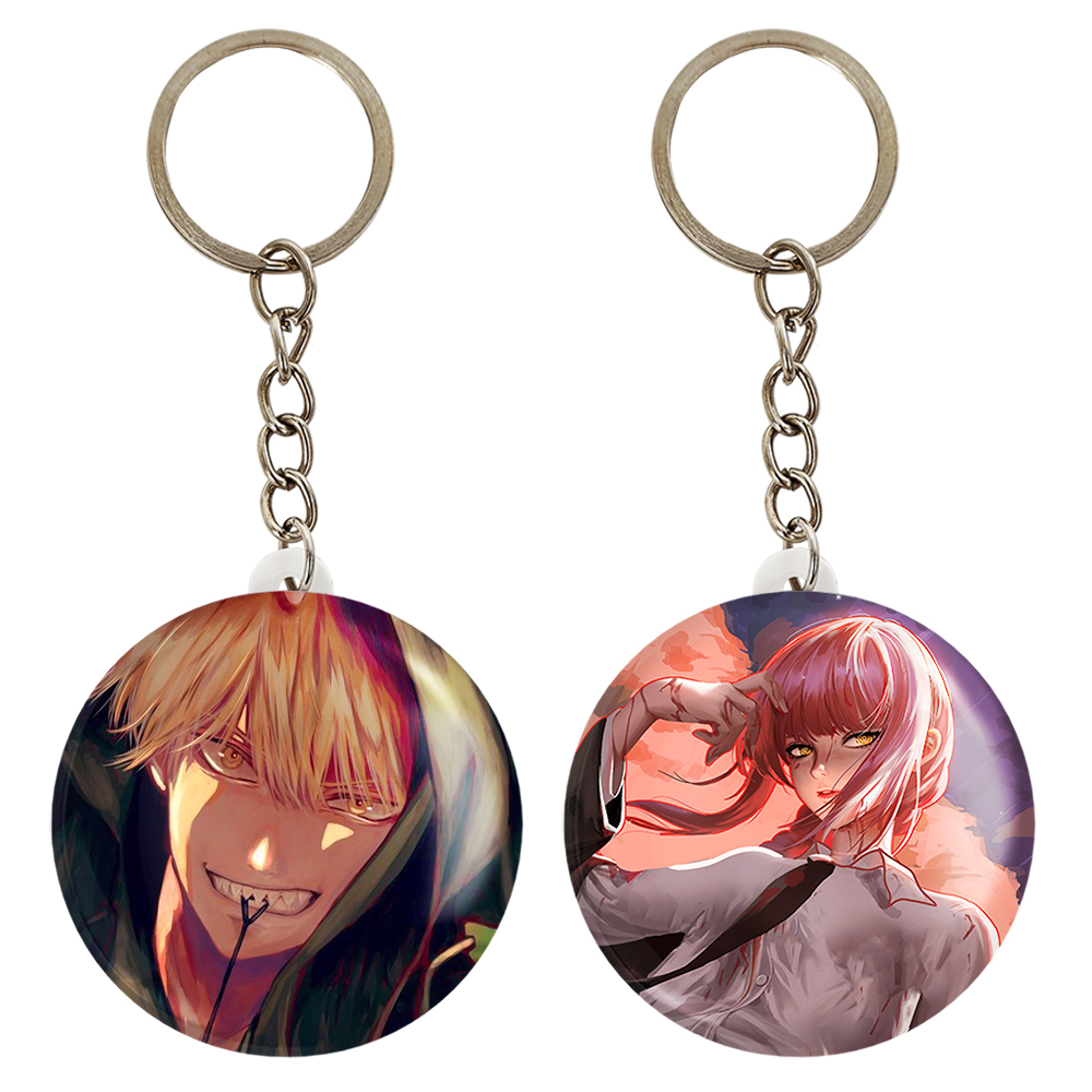 جاکلیدی خندالو مدل ماکیما و دنجی انیمه مرد اره ای کد 1786617870 مجموعه 2 عددی