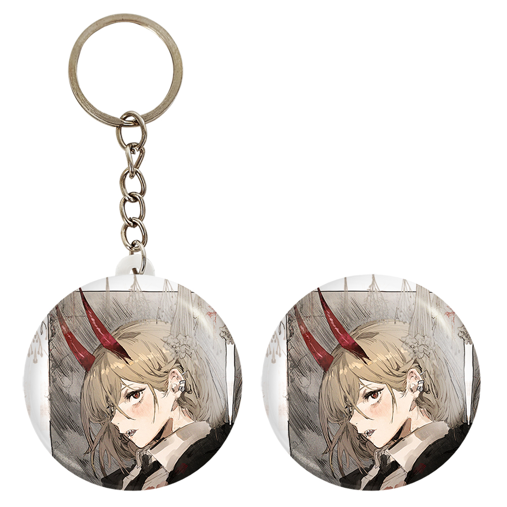 پیکسل خندالو مدل پاور انیمه مرد اره ای کد 17918 به همراه جاکلیدی