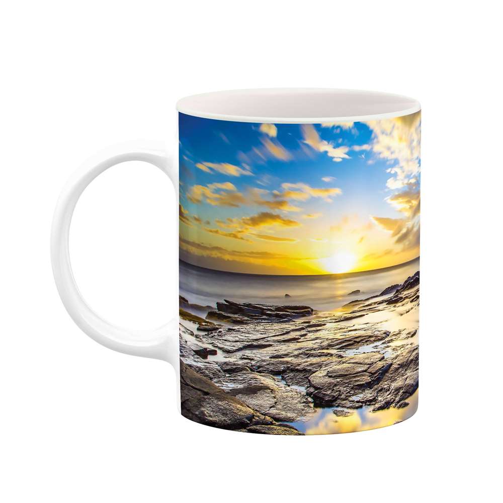 ماگ طرح غروب دریا مدل mgs07284