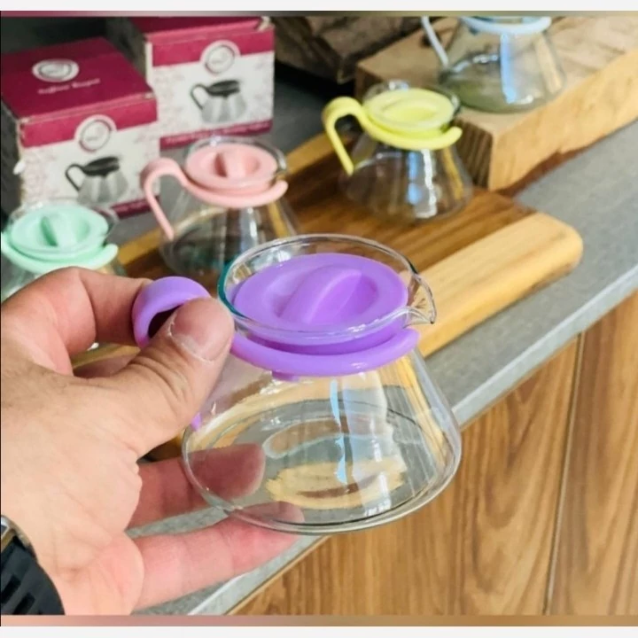 قوری زعفران دسته پلاستیک | amazonchi