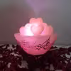 آباژور سنگ نمک مدل کاسه پایه دار طرح وان یکاد