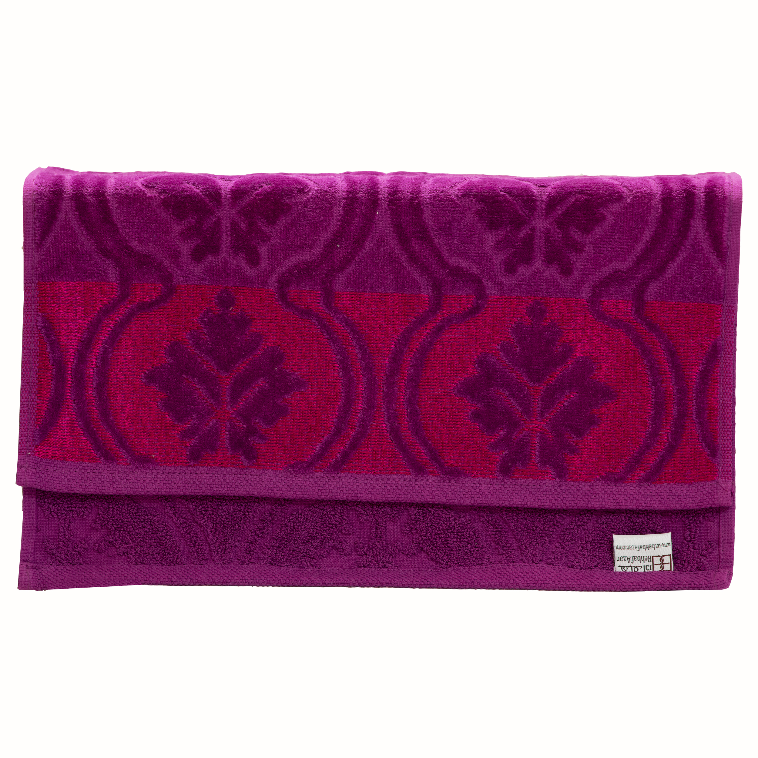 حوله دستی بهباف آذر مدل پارمین سایز 78×40 سانتی متر