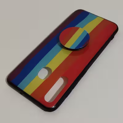 کاور کد 7008 مناسب برای گوشی موبایل سامسونگ Galaxy A20 به همراه پایه نگهدارنده