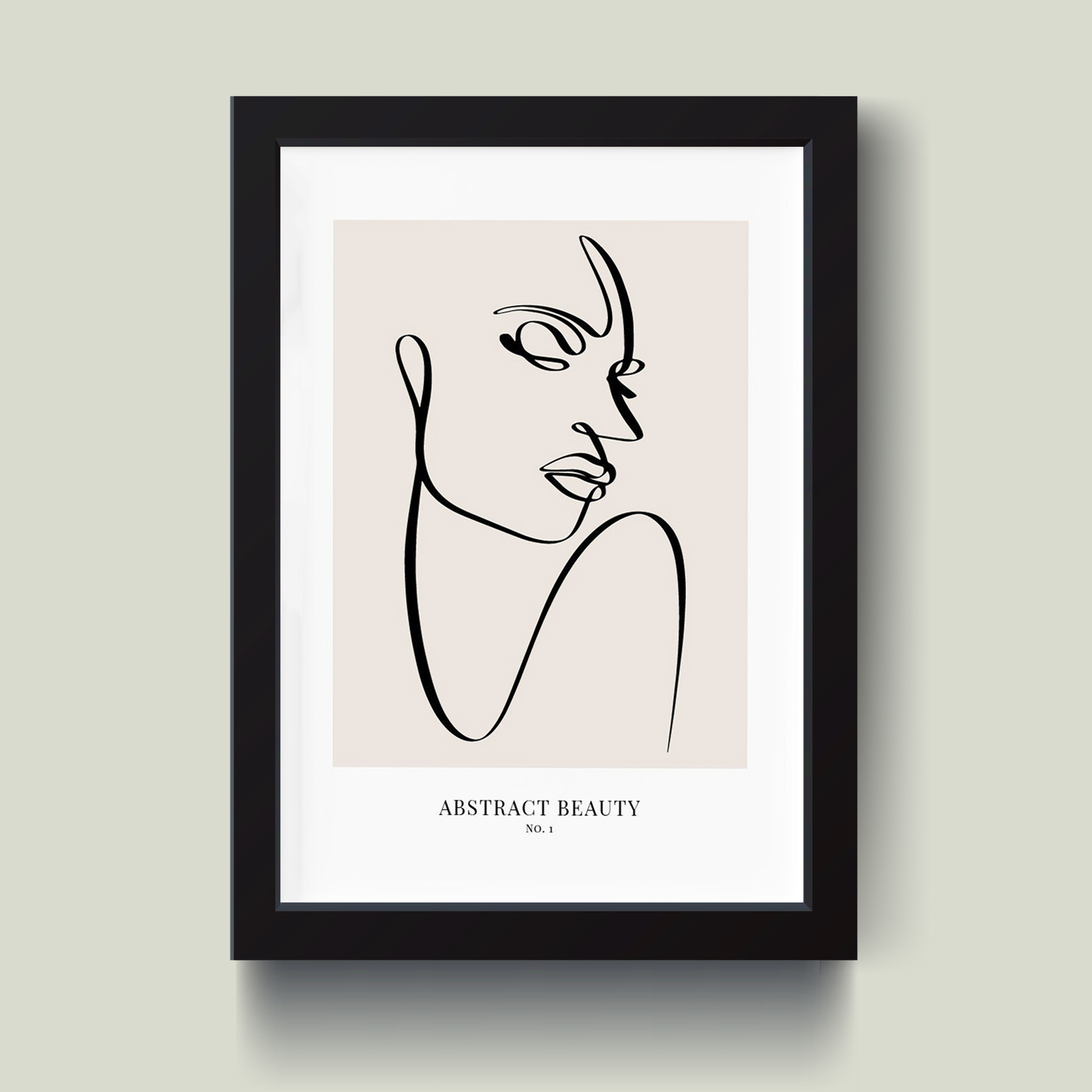 تابلو مدل مینیمال Beauty کد S0625-b