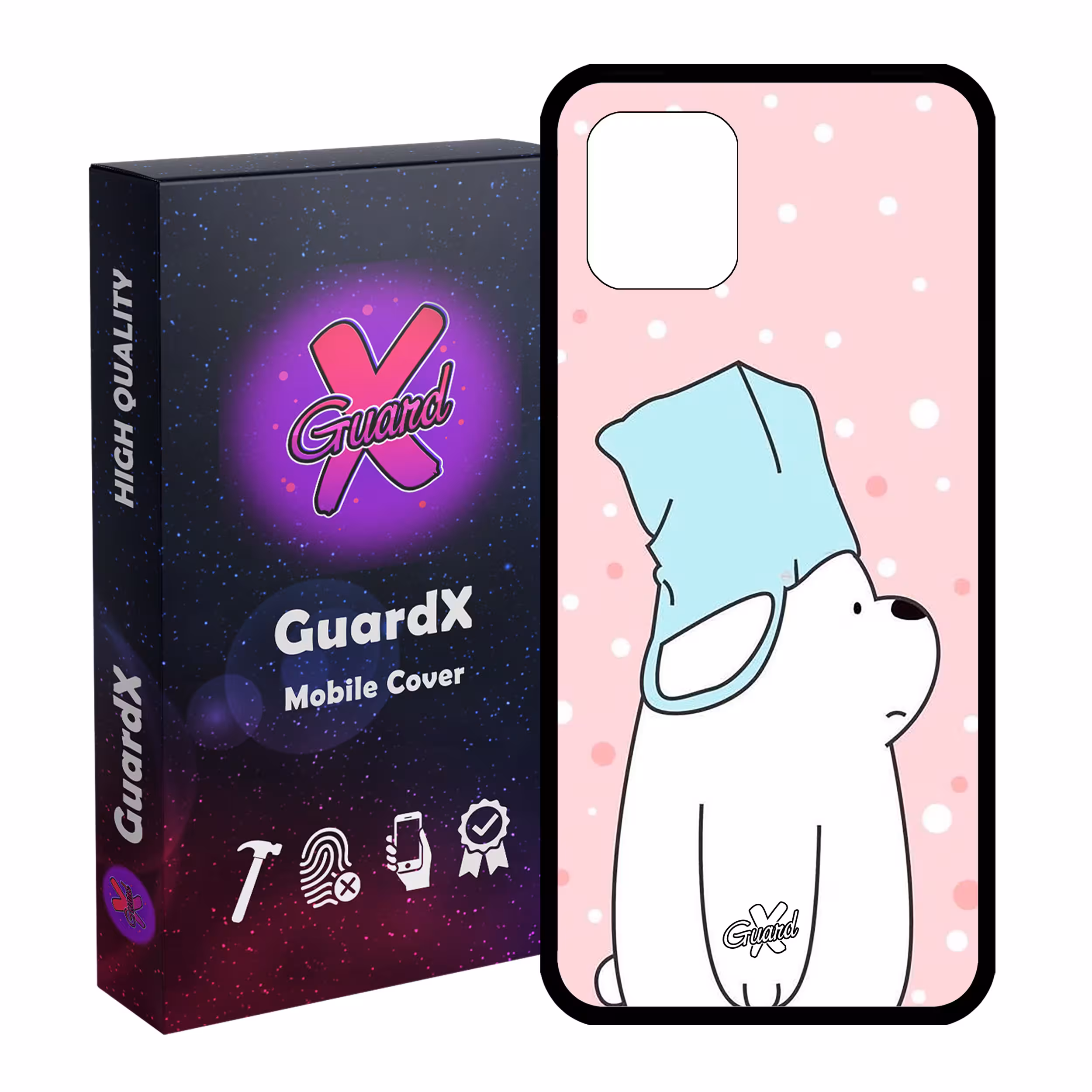 کاور گارد ایکس طرح Bear مدل Glass10019 مناسب برای گوشی موبایل سامسونگ Galaxy Note 10 Lite
