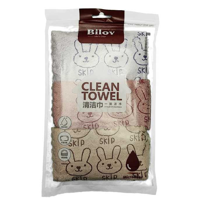 دستمال نظافت بیلو طرح خرگوش بسته 3 عددی