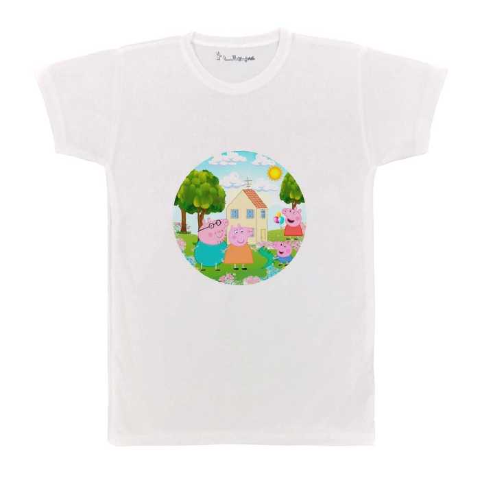 تی شرت بچگانه پرمانه طرح پپا پیگ کد pmt.4742