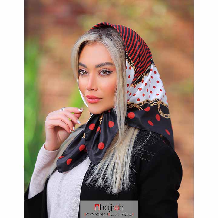 اطلاعات ، قیمت و خرید مینی اسکارف ابریشم تویل کد D194