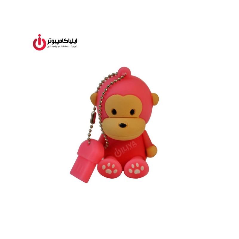 فلش مموری عروسکی کینگ فست مدل MO-11 طرح میمون ظرفیت 32 گیگابایت