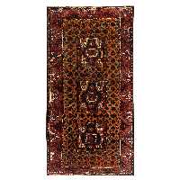 فرش دستبافت دو و نیم متری مدل نقشه بلوچ  کد 33.1835