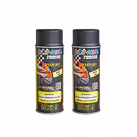اسپری رنگ رینگ پلاست مشکی مات دوپلی کالر مدل sprayplast حجم 400 میلی لیتر مجموعه 2عددی