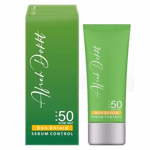 آفره دخت کرم ضد آفتاب ضد جوش بي رنگ پوست چرب تا مختلط 40 ميل SPF50 ACNE MAT SEBUM CONTROL