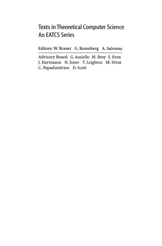خرید و دانلود نسخه کامل کتاب Parsing Schemata: A Framework for Specification and Analysis of Parsing Algorithms
