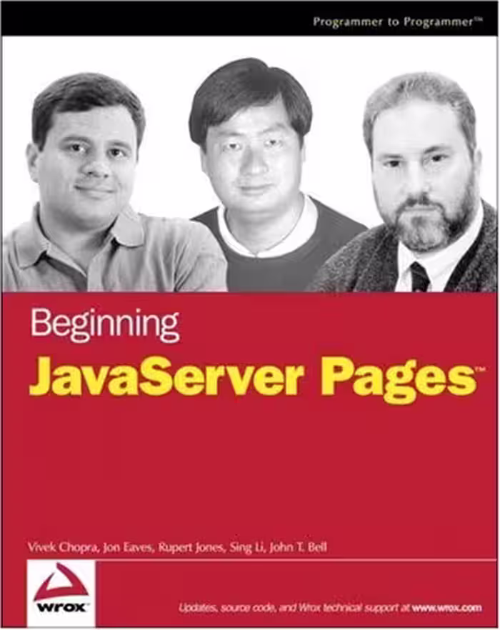 خرید و دانلود نسخه کامل کتاب Beginning JavaServer Pages