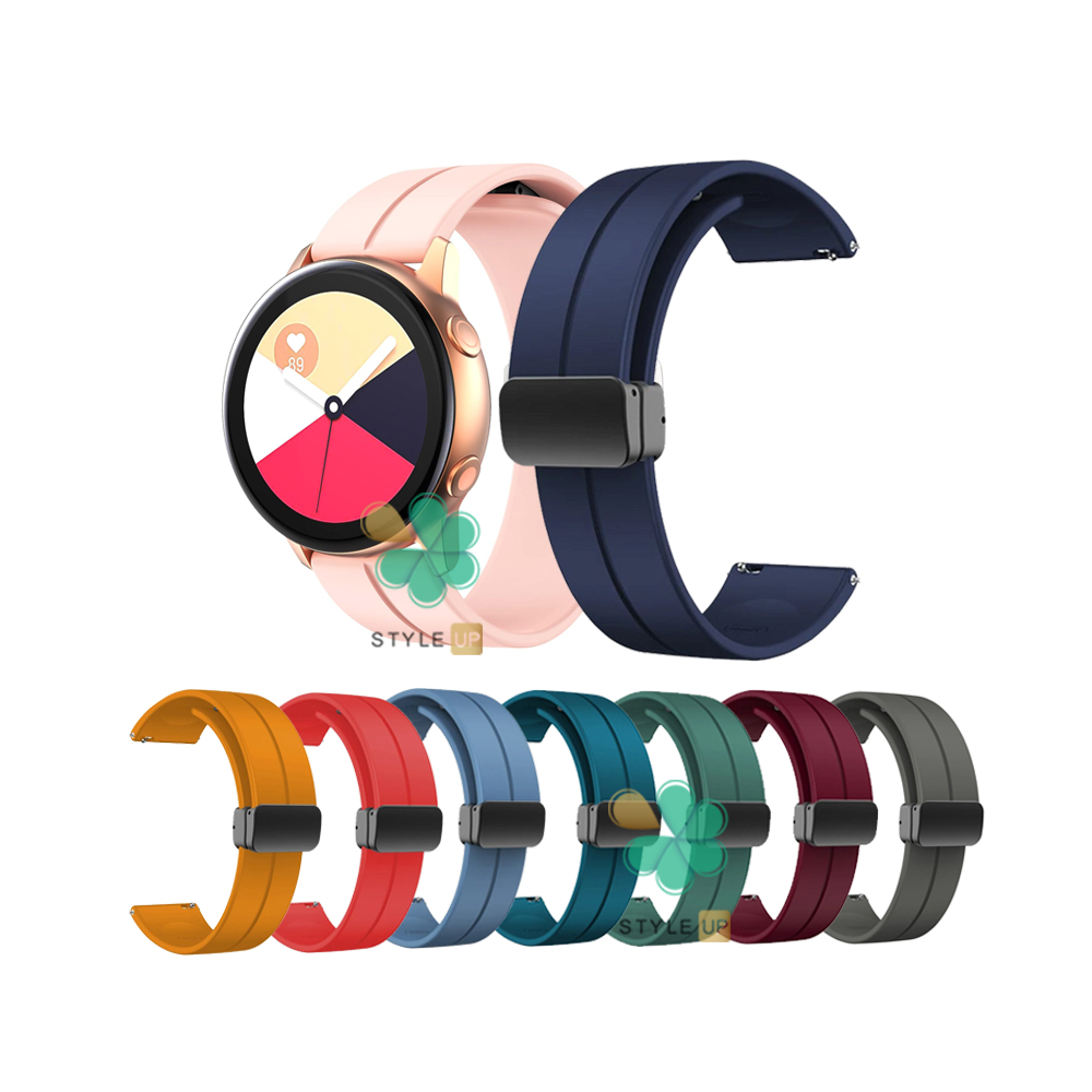 بند ساعت Magnetic D-Buckle مناسب سامسونگ Galaxy Watch Active
