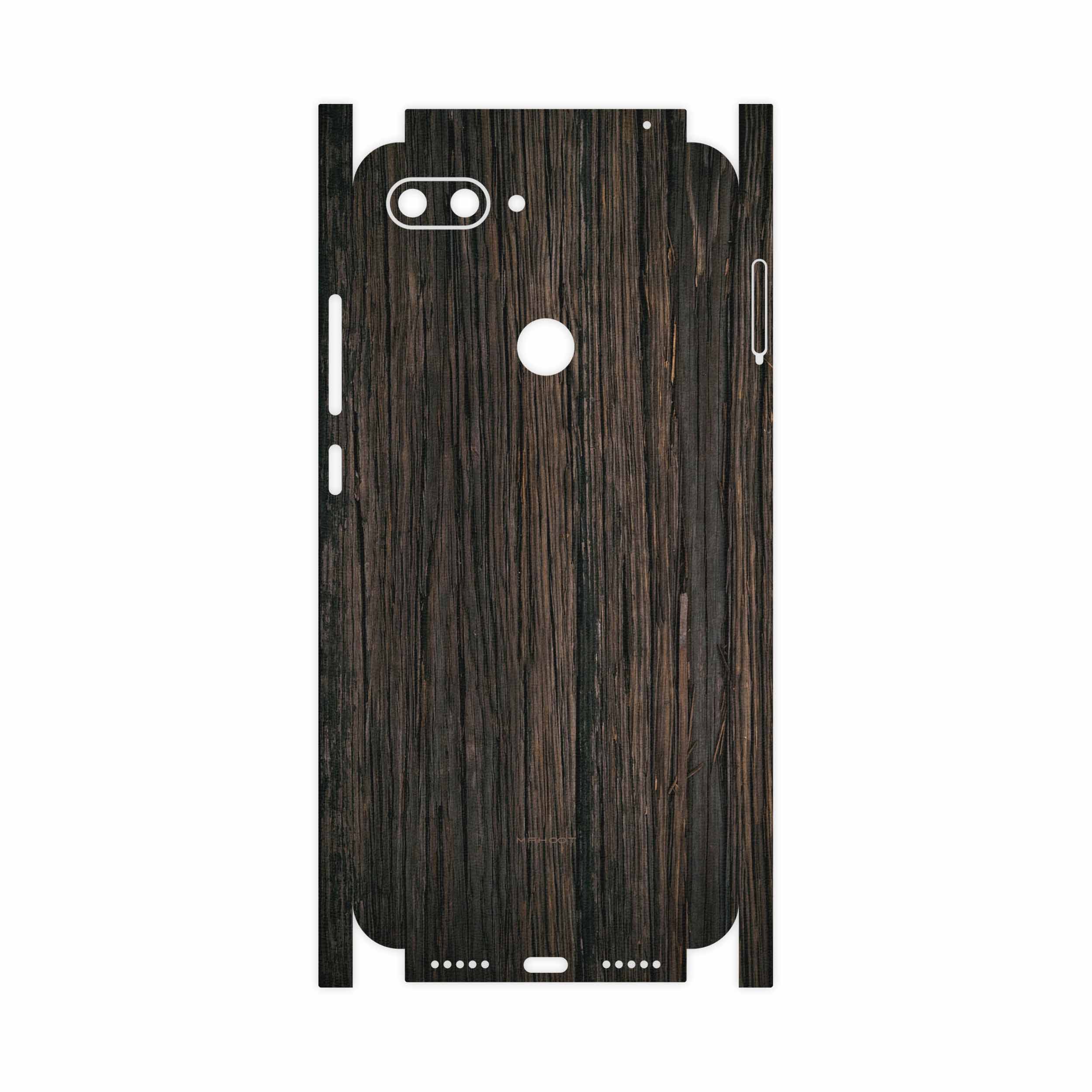 برچسب پوششی ماهوت مدل Burned Wood-FullSkin مناسب برای گوشی موبایل شیائومی Mi 8 Lite