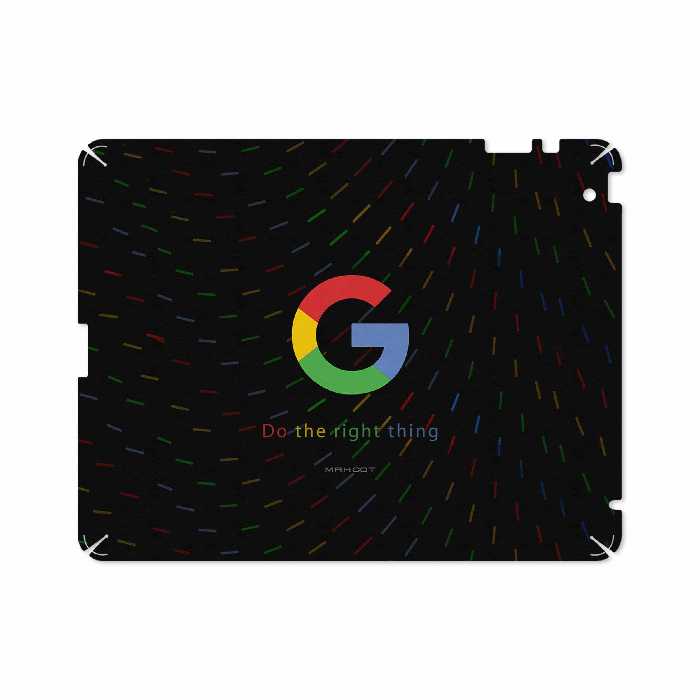 برچسب پوششی ماهوت مدل Google-Logo مناسب برای تبلت اپل iPad 2 2011 A1396