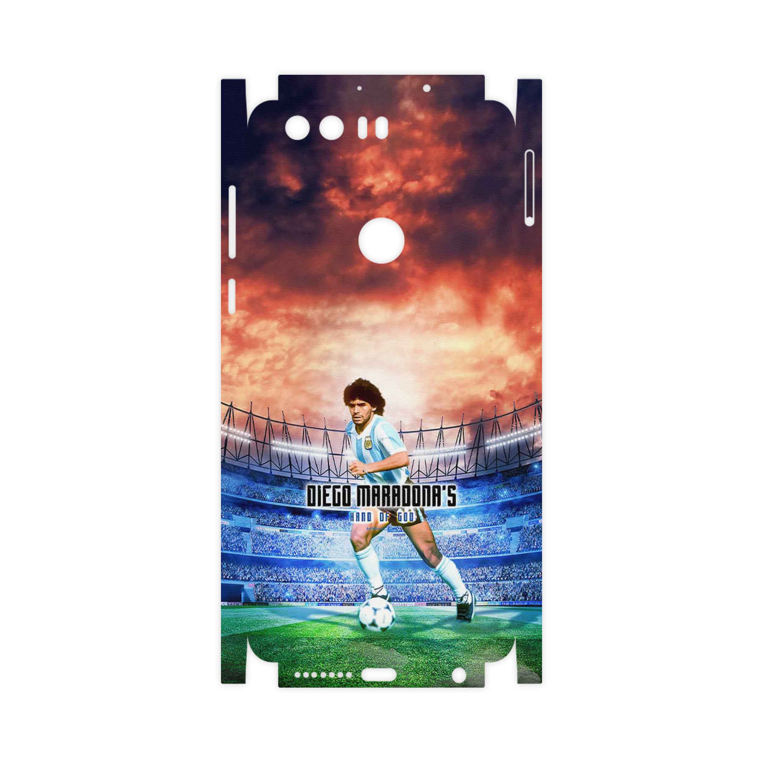 برچسب پوششی ماهوت مدل Diego Maradona-FullSkin مناسب برای گوشی موبایل آنر 8