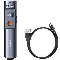 پوینتر و پرزنتر شارژی بیسوس نور سبز Baseus Wireless Presenter WKCD010013