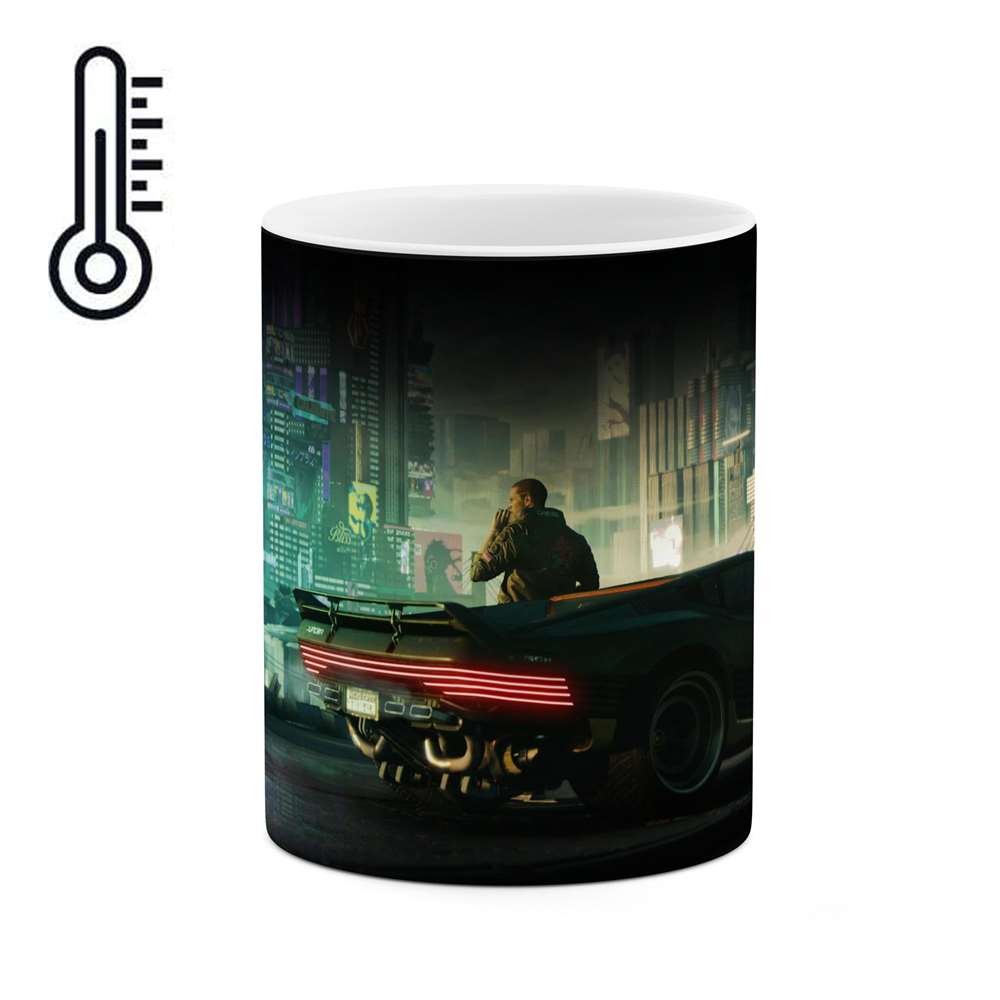 ماگ حرارتی طرح بازی Cyberpunk مدل mgph12106