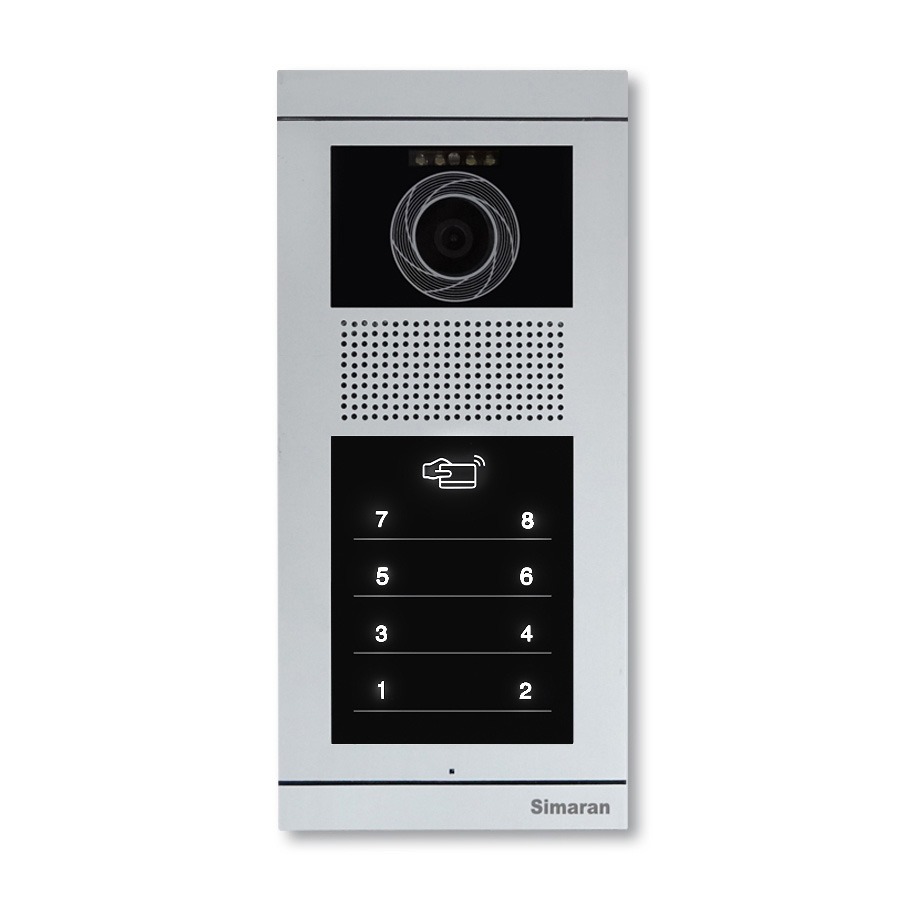 پنل تصویری 8 واحدی AHDمدل فردادTouch key کارتخوان(TA8D) | 26874604