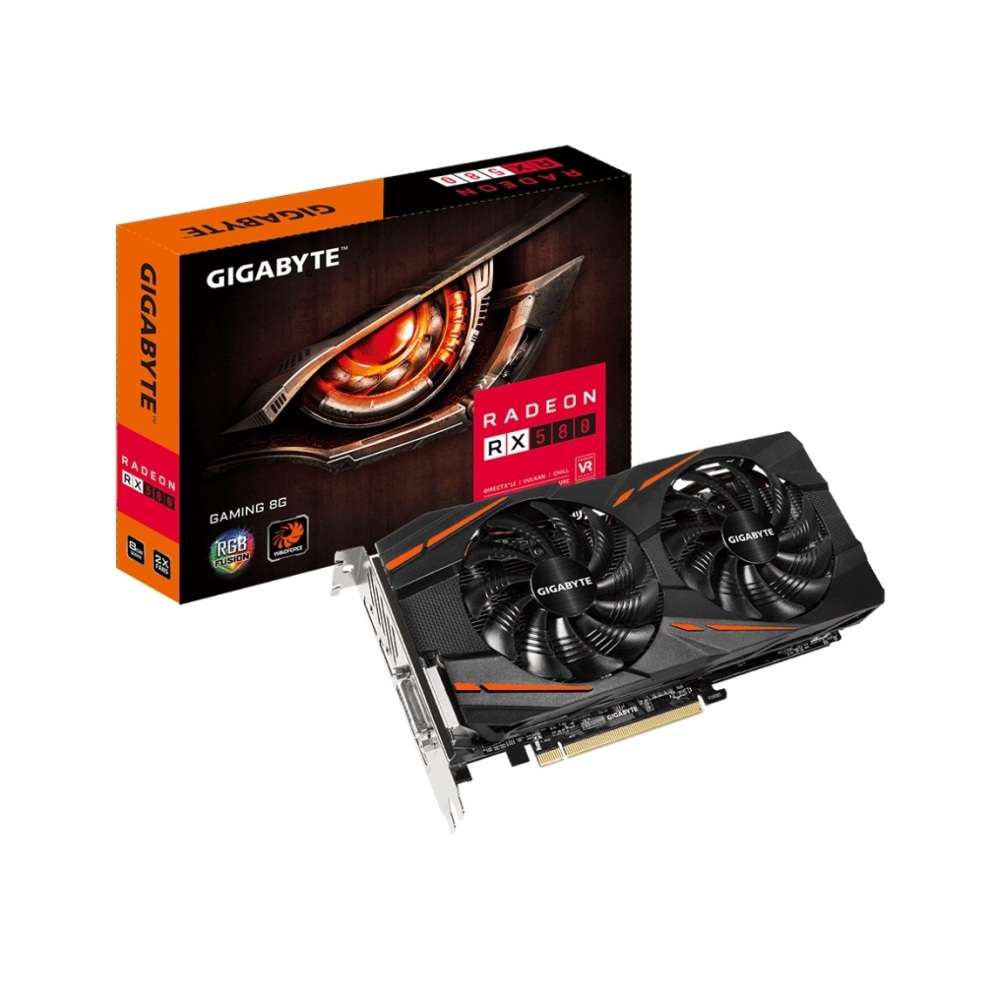 کارت گرافیک گیگابایت RX 580 Gaming 8G