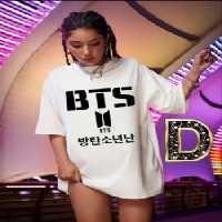 تیشرت لانگ BTS