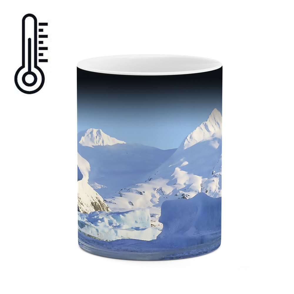 ماگ حرارتی طرح منظره برفی مدل mgh05174