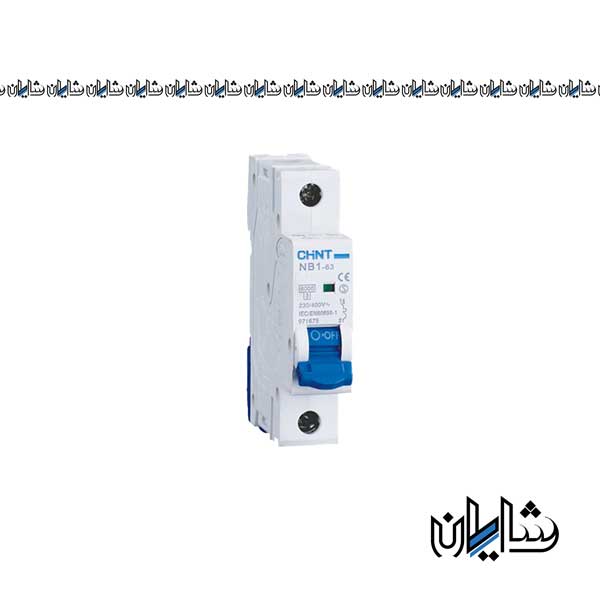 کلید مینیاتوری 25 آمپر تک پل چینت مدل NB1-63H/1P 55°C