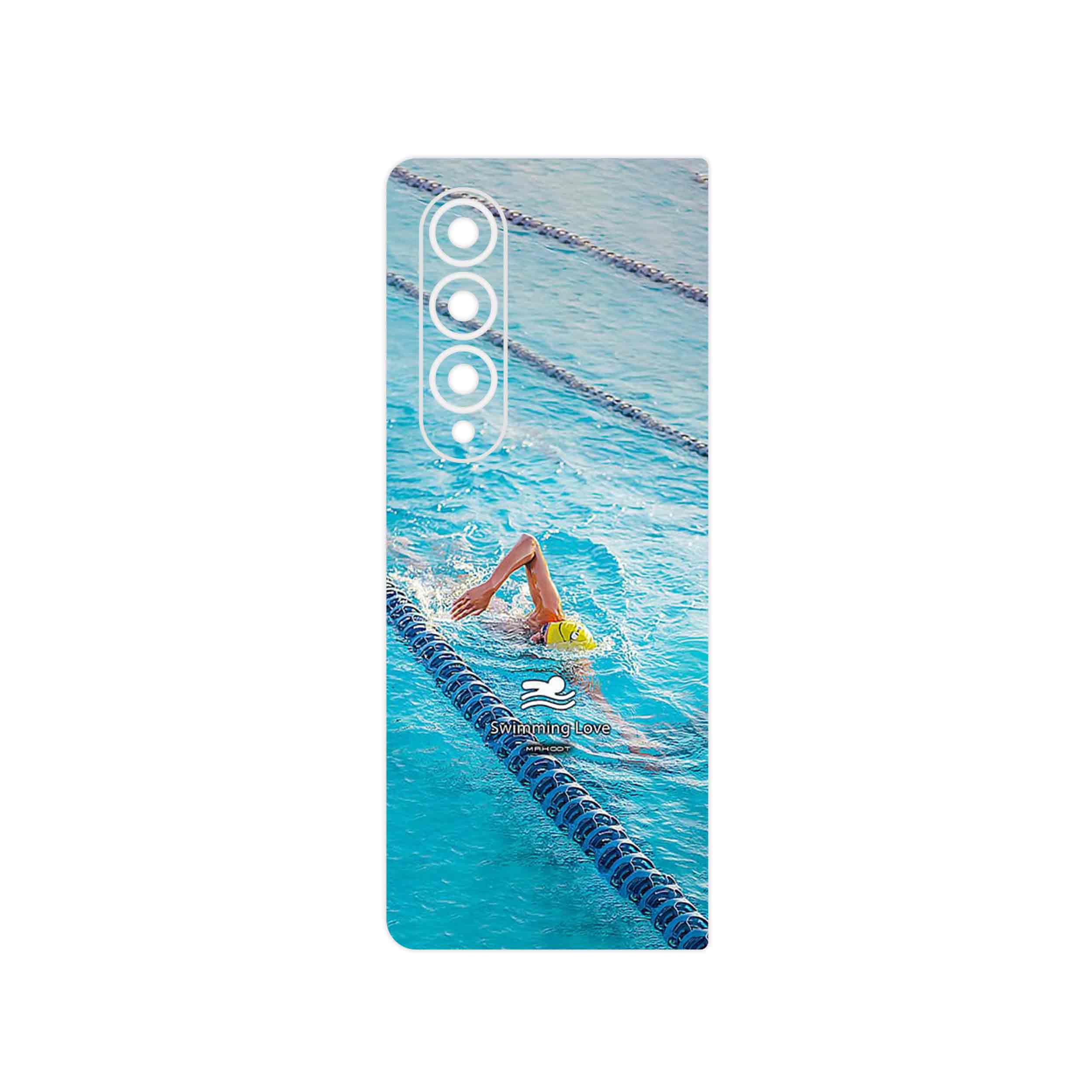 برچسب پوششی ماهوت مدل Swimming مناسب برای گوشی موبایل سامسونگ Galaxy Z Fold4