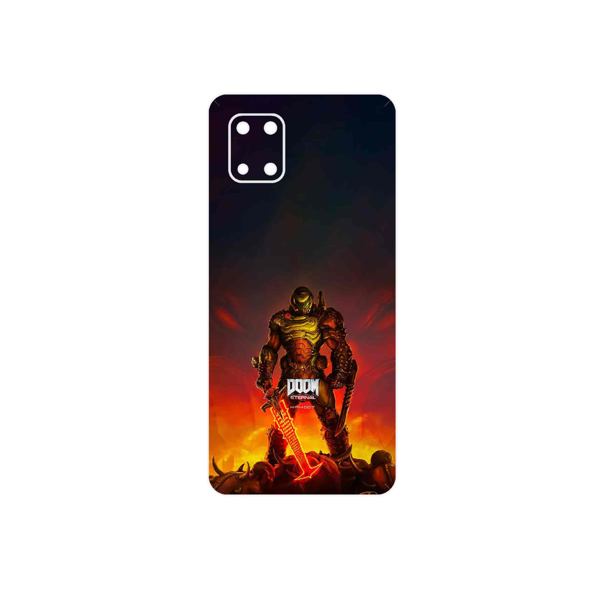 برچسب پوششی ماهوت مدل DOOM Game Series مناسب برای گوشی موبایل سامسونگ Galaxy Note 10 Lite