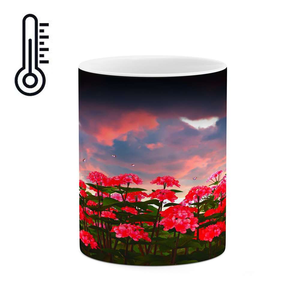 ماگ حرارتی کاکتی طرح منظره مدل mgh15193