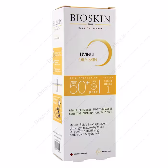 کرم ضد آفتاب بایو اسکین SPF50 پوست چرب