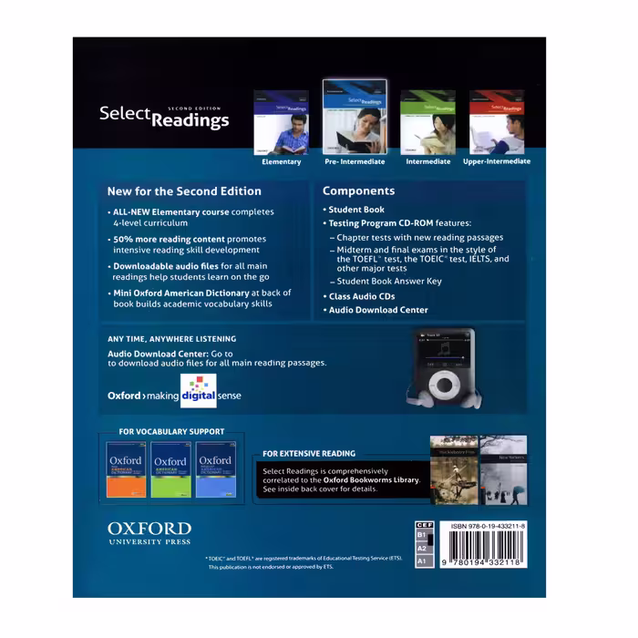 کتاب Select Readings Pre-Intermediate اثر Linda Lee And Erik Gundersen انتشارات اشتیاق نور