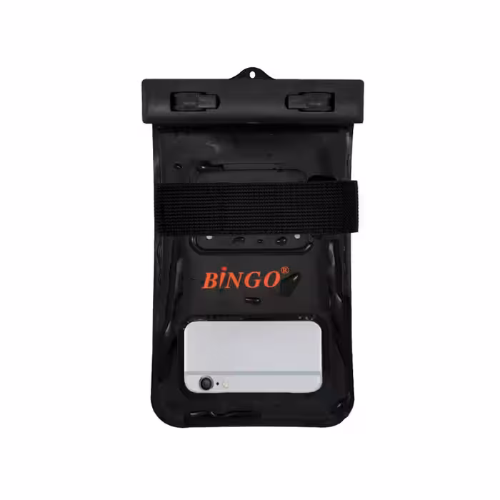 کیف ضد آب بینگو مدل bin-5.5 مناسب برای گوشی موبایل تا سایز 5.5 اینچ
