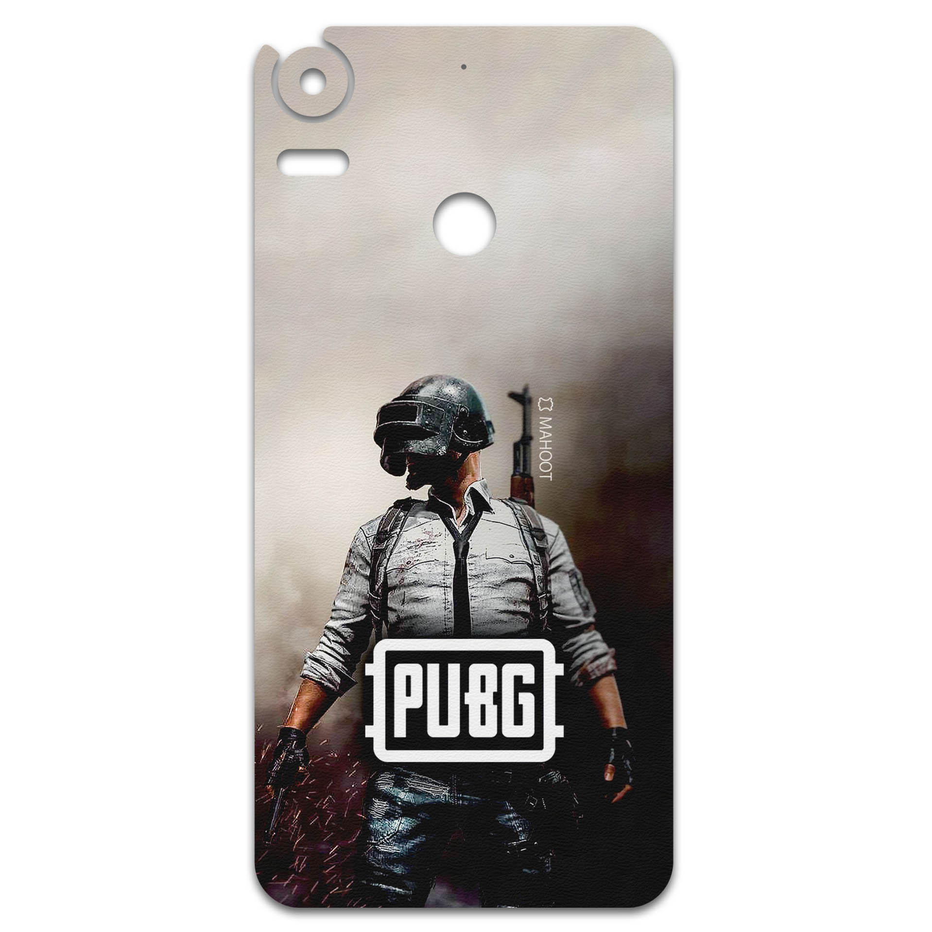 برچسب پوششی ماهوت مدل PUBG-Game مناسب برای گوشی موبایل اچ تی سی Desire 10 Pro