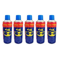 اسپری روان کننده اوکی مدل WD-40 حجم 450 میلی لیتر بسته 5 عددی