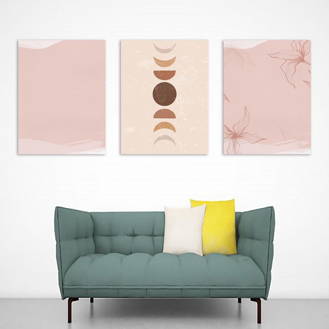 تابلو بوم مدل ماه کد VND-23 مجموعه 3 عددی