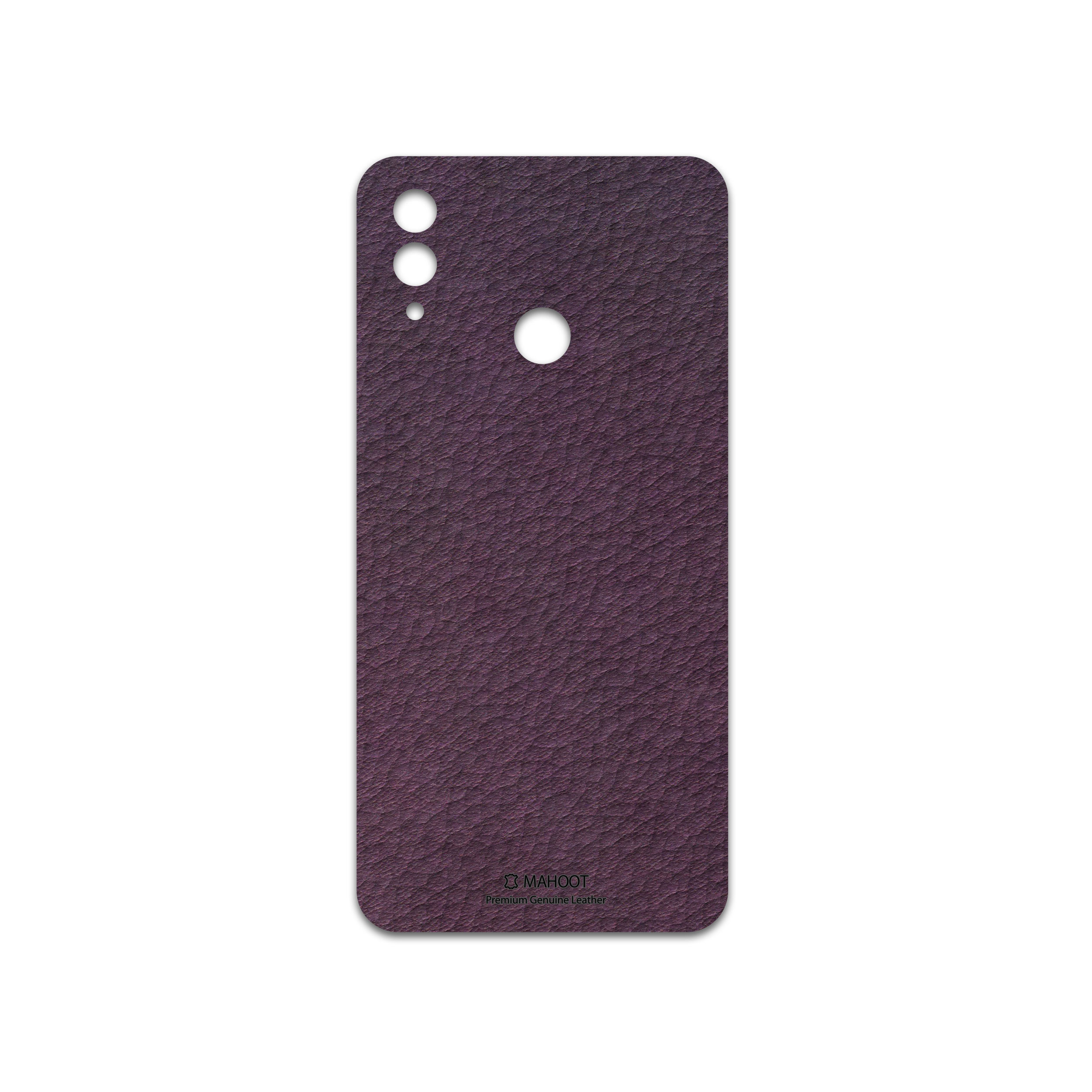 برچسب پوششی ماهوت مدل Purple-Leather مناسب برای گوشی موبایل آنر 10 Lite