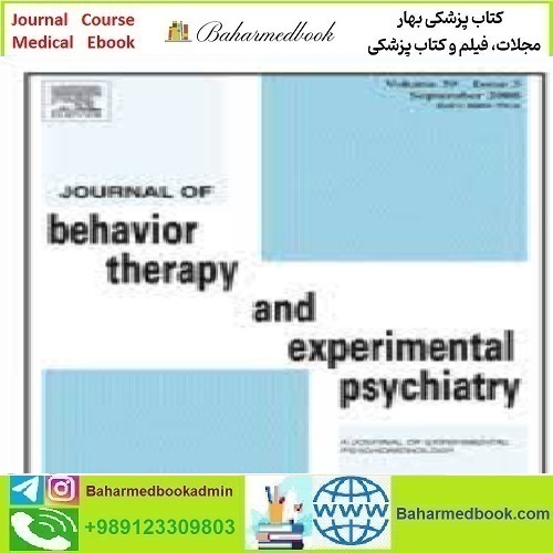 Journal of Behavior Therapy and Experimental Psychiatry Volu