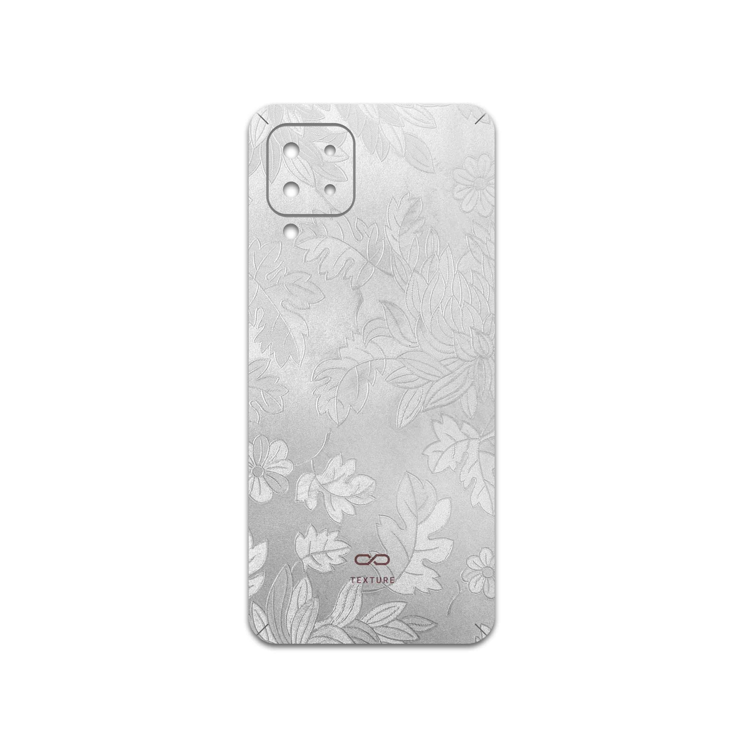 برچسب پوششی ماهوت مدل Silver-Wildflower مناسب برای گوشی موبایل سامسونگ Galaxy M22