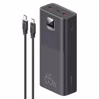 پاوربانک یوسمز مدل USAMS-AT SJ567 ظرفیت 30000 میلی آمپرساعت به همراه کابل تبدیل Usb C | کالا مکس