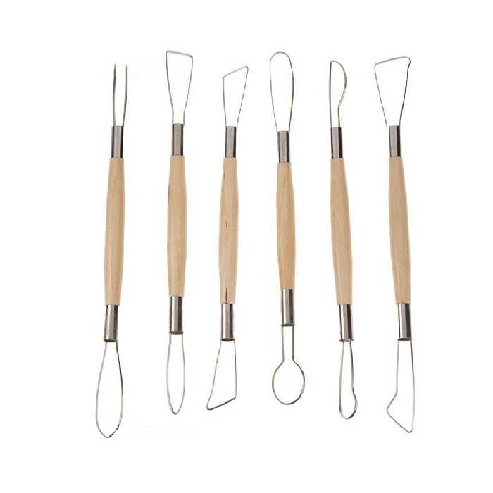 ابزار سفالگری مدل rima-01 کد 76217 بسته 6 عددی