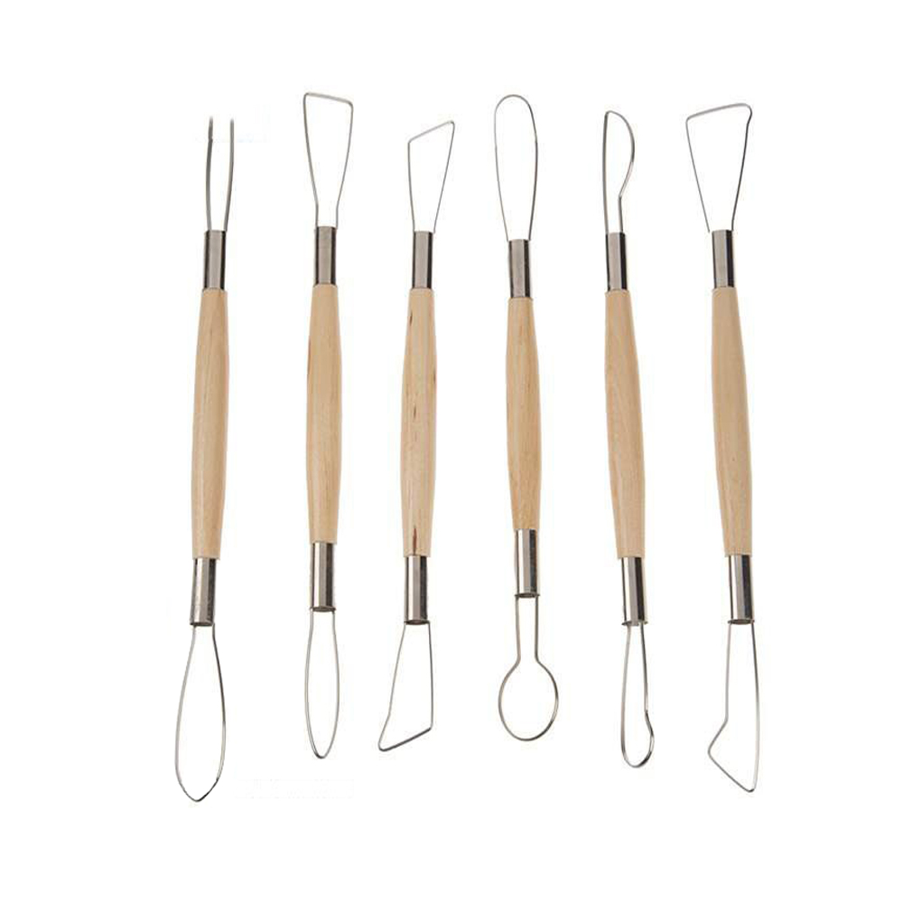 ابزار سفالگری مدل rima-01 کد 76217 بسته 6 عددی