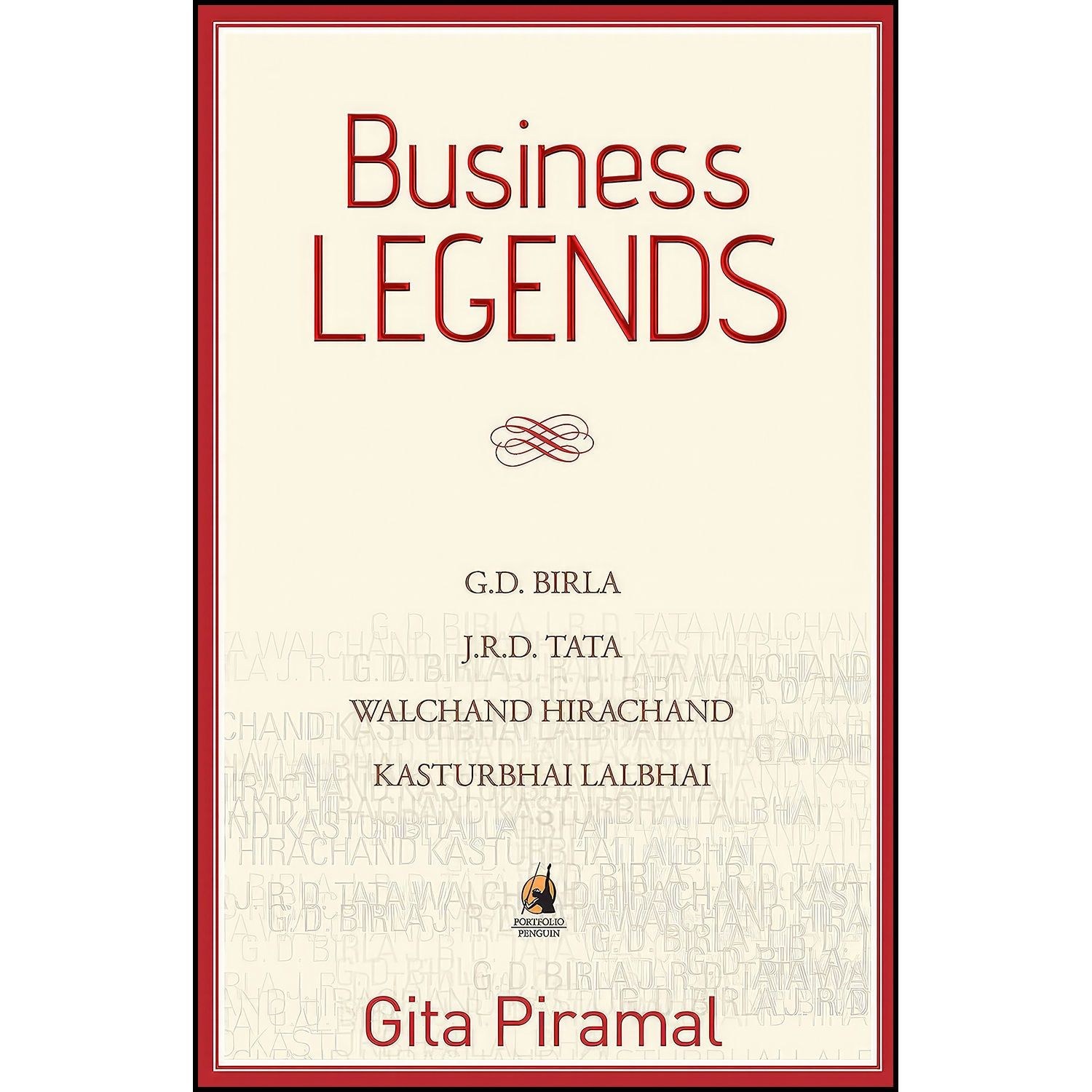 کتاب زبان اصلی Business Legends اثر Gita Piramal