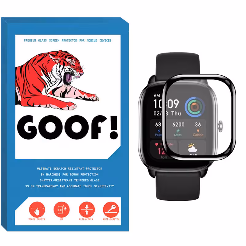 محافظ صفحه نمایش نانو گوف مدل WTCH-G مناسب برای ساعت هوشمند شیائومی Amazfit GTS 4 Mini