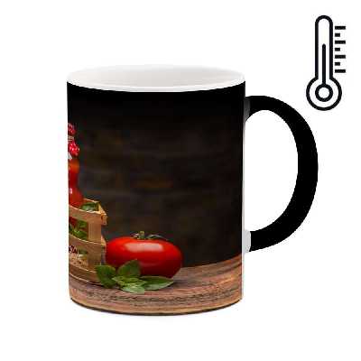 ماگ حرارتی کاکتی طرح گوجه فرنگی مدل mgh14534