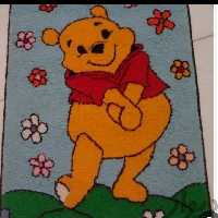 فرشینه دستبافت عروسکی مناسب اتاق کودک در طرح و رنگ و سایز  دلخواه شما